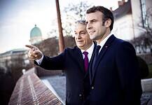 Emmanuel Macron francia elnök Magyarországon járt