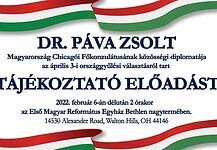 Jövő vasárnap, február 6-án a Chicagói Főkonzulátus tájékoztató előadást tart az április 3-i országgyűlési választásról.