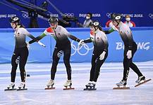 Bronzérmes a rövidpályás gyorskorcsolya vegyes váltó