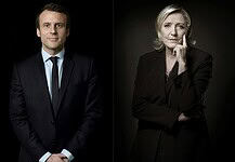 Macron és Le Pen jutottak tovább a második fordulóba