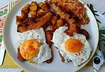 Holstein szelet sült krumplival