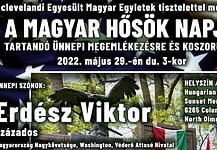 A clevelandi Egyesült Magyar Egyletek tisztelettel meghívja Önt a Magyar Hősök Napján tartandó ünnepi megemlékezésre és koszorúzásra