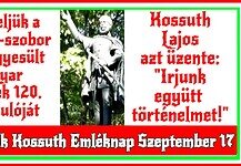 Harmadik Kossuth Emléknap – Szeptember 17