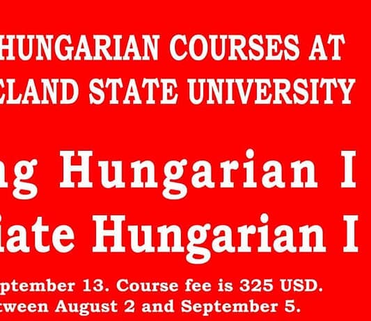 Online magyar nyelvoktatás a Cleveland State University-n