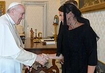 Ferenc pápa fogadta Novák Katalint, Magyarország köztársasági elnökét