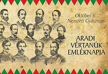Országszerte megemlékezéseket tartanak az aradi vértanúk emléknapján
