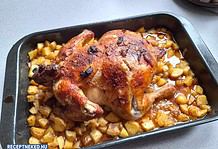 Savanyú káposztával töltött csirke