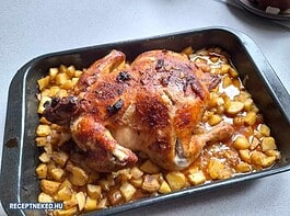 Savanyú káposztával töltött csirke