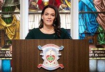 Hivatalában látogatta meg Novák Katalin Ontario vezetőjét