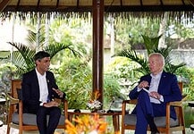 Joe Biden és Rishi Sunak Ukrajnáról és Észak-Írországról is tárgyalt