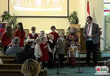 A Walton Hills-i Első Magyar Református Egyház fiataljainak karácsonyi szolgálata