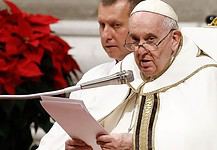 Újra ezrek előtt beszélhetett Szenteste a pápa