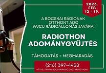 39 éve Önökért szól a Bocskai Rádió! Támogassák a megmaradásunkat!