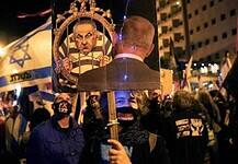 Százezrek tüntettek Izraelben Netanjahu terve ellen