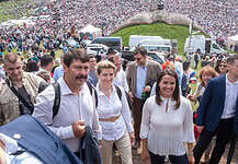 A románok nehezményezik, hogy Novák Katalin a székely himnuszból idézett