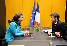 Novák Katalin Emmanuel Macronnal tárgyalt Reykjavíkban