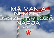 Ma van a nemzeti összetartozás napja.