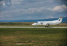 Magyar gép landolt elsőként az új székely repülőtéren