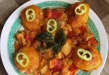 Török falusi egytálétel