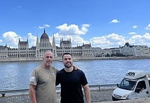 Elámult Budapest láttán a híres amerikai író
