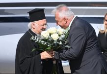 Magyarországra érkezett I. Bartholomaiosz pátriárka