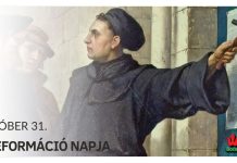 Október 31-én ünnepeljük a reformáció emléknapját! Készüljünk rá!