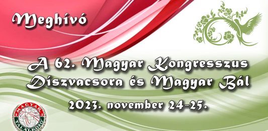 Vegyen Ön is részt a 62. Magyar Kongresszuson november 24-25-én