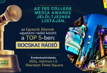 Az Amerikai Egyesült Államok egyetemi rádiói között – top 5-ben a Bocskai Rádió!