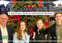 Boldog karácsonyt kíván a Bocskai Rádió szerkesztősége!