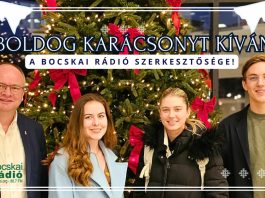 Boldog karácsonyt kíván a Bocskai Rádió szerkesztősége!