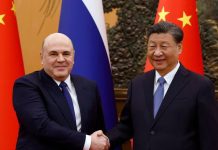 Az orosz miniszterelnök a kínai elnökkel tárgyalt Pekingben