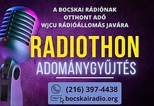 RADIOTHON adománygyűjtés a BOCSKAI RÁDIÓnak otthont adó rádióállomásnak – Január 11 – 18.