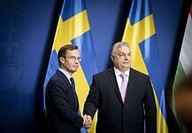 Orbán Viktor fogadta a svéd miniszterelnököt