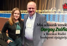 Mai adásunk vendége: Dorgay Zsófia a Bocskai Rádió budapesti ✍️ újságírója
