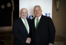 Orbán Viktor a kereszténydemokrata világszövetség vezetőjével tárgyalt