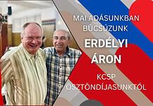 Mai adásunkban búcsúzunk Erdélyi Áron KCSP ösztöndíjasunktól