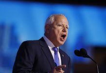 Tim Walz hivatalosan is elfogadta az alelnökjelöltséget