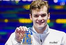 Kós Hubert aranyérmes a Duna Arénában