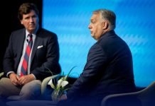 Orbán Carlsonnak: Európának „ki kellene józanodnia, de még tart a ráivás”