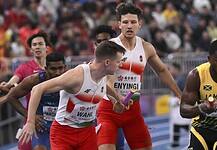 Világbajnoki bronzérmes a 4×400-as férfi váltó!