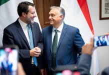 Orbán Viktor díjat adott át Matteo Salvininek