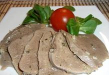 Pácolt marhanyelv körettel