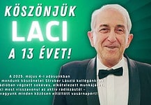 Köszönjük LACI a 13 évet! Hálásak vagyunk minden közösen eltöltött vasárnapért!