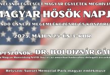 Csatlakozzon Ön is a clevelandi Magyar Hősök Napja alkalmából rendezett ünnepi megemlékezéshez!