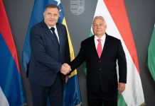 Orbán Viktor a boszniai Szerb Köztársaság elnökét fogadta hivatalában