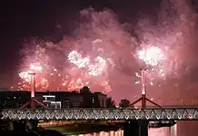 Szent István-napi tüzijáték Budapesten