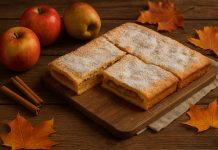 Almás-fahéjas pite