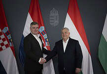 Orbán Viktor Horvátország elnökével tárgyalt