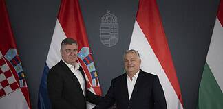 Orbán Viktor Horvátország elnökével tárgyalt
