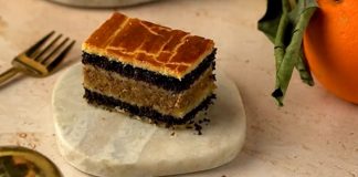 Diós-mákos bejgliszelet